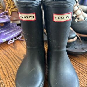 Hunter Black Rain Boots